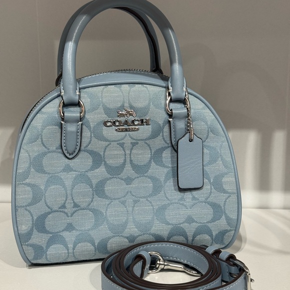 Coach Handbags - NWOT coach denim satchel or cross body